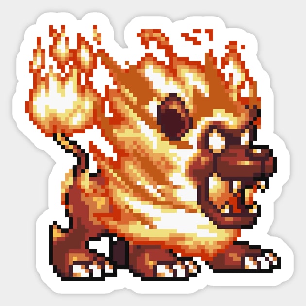 Fire Lion Sticker by Delsman35